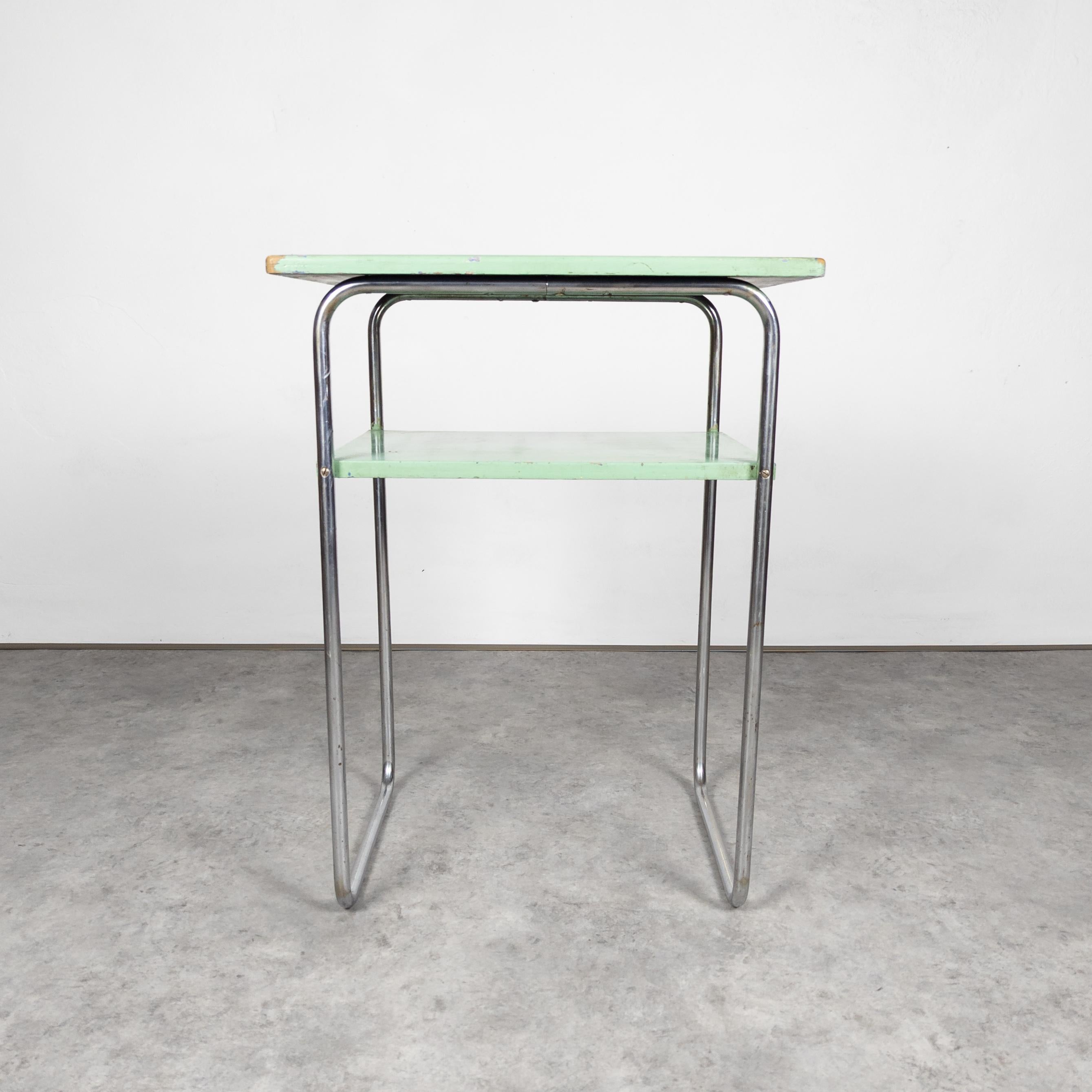 Bauhaus Tubular Steel Console Table by Robert Slezák In Good Condition In PRAHA 5, CZ