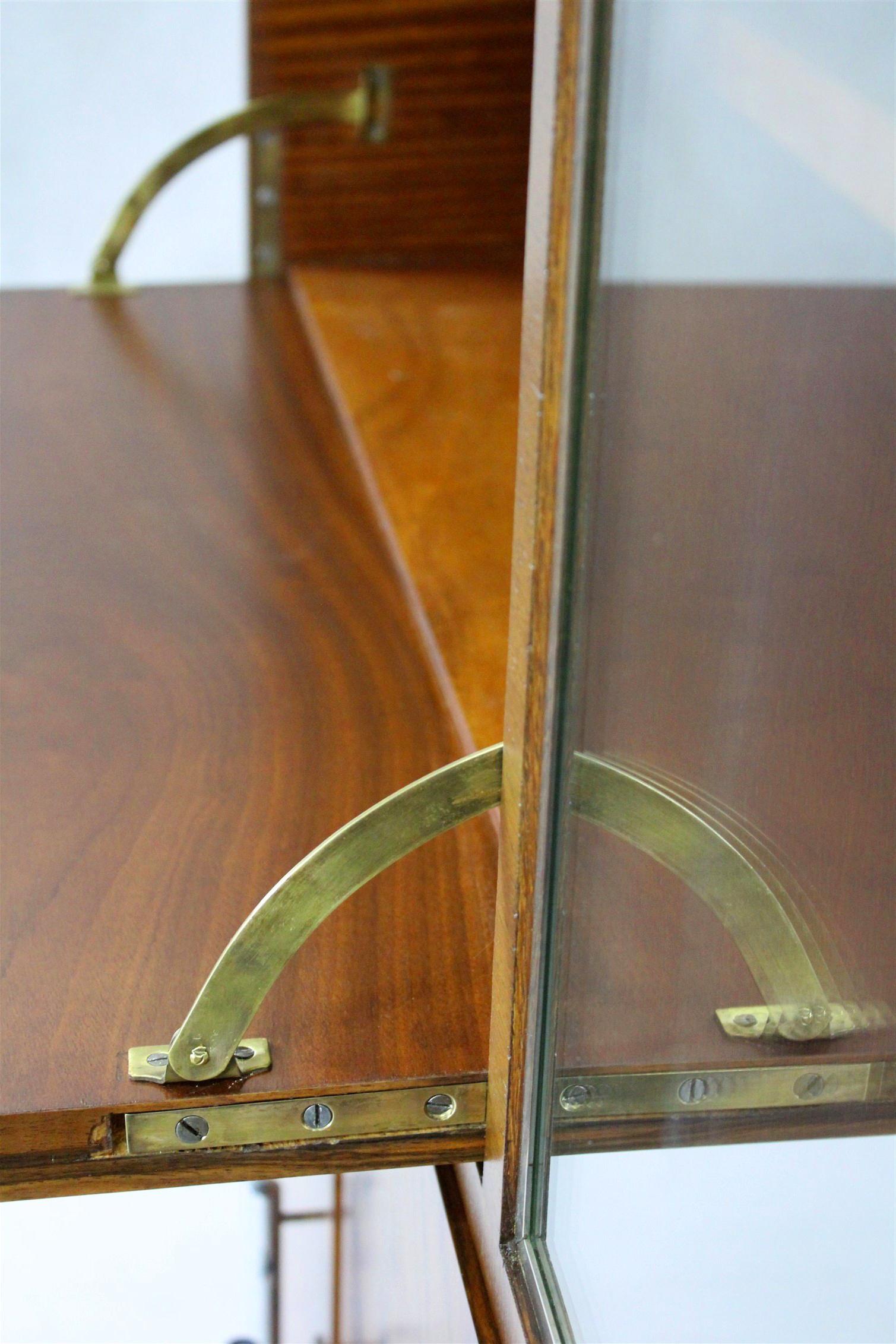 Bauhaus-Schrankschrank aus Stahlrohr mit Sekretär-Schreibtisch von R. Slezak, 1930er Jahre im Angebot 11