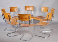 Bauhaus Tubular Steel Set 8 chairs