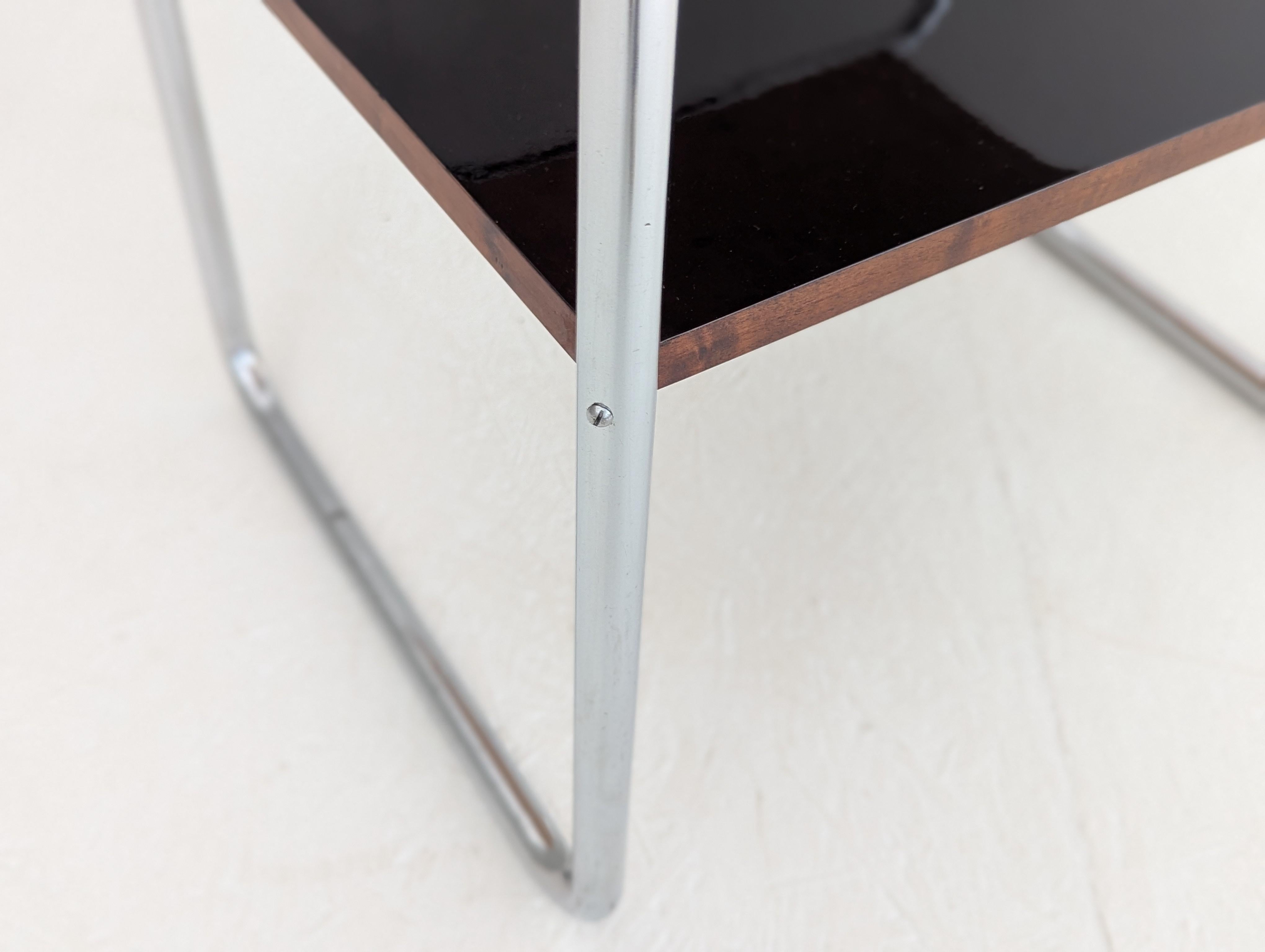 Bauhaus Tubular Steel Side Table B 12 by Marcel Breuer, 1930s en vente 5