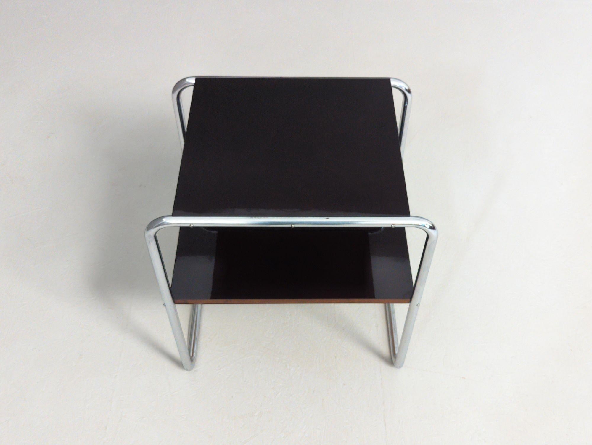 Bauhaus Tubular Steel Side Table B 12 by Marcel Breuer, 1930s en vente 1