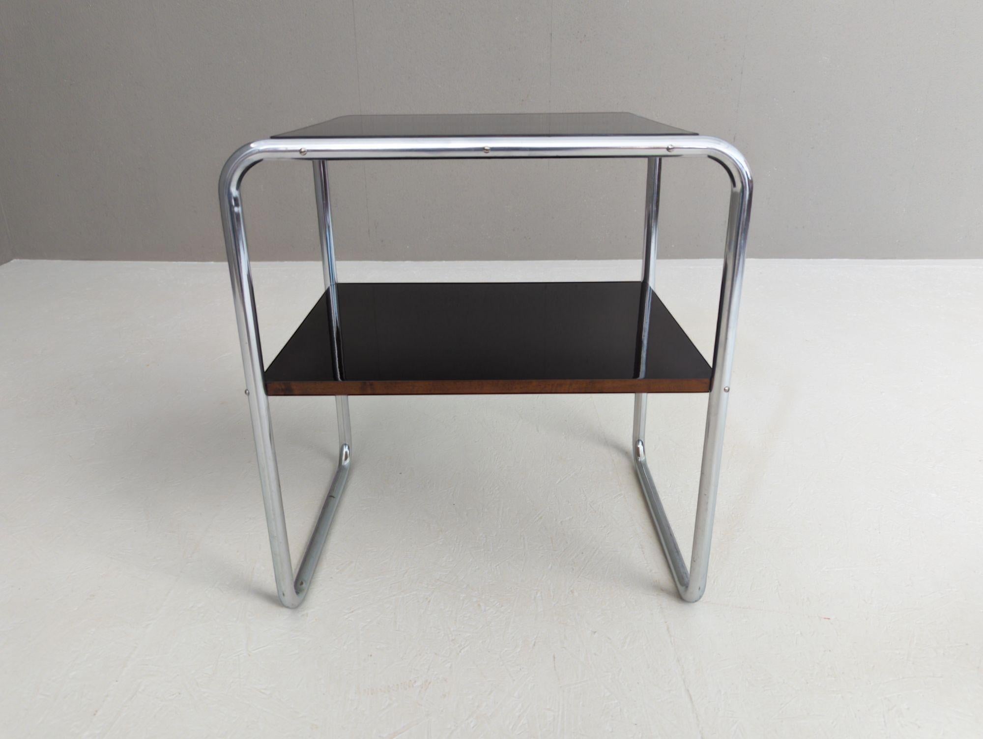 Bauhaus Tubular Steel Side Table B 12 by Marcel Breuer, 1930s en vente 2