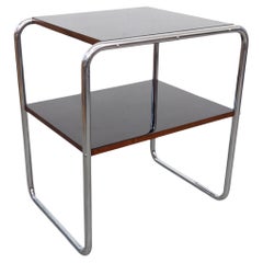 Bauhaus tubular steel side table B 12 by Marcel Breuer, 1930s
