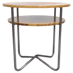 Bauhaus-Beistelltisch aus Stahlrohr von Hynek Gottwald, 1930er Jahre