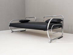 Bauhaus Tubular Steel Sofa by Hynek Gottwald, 1930s