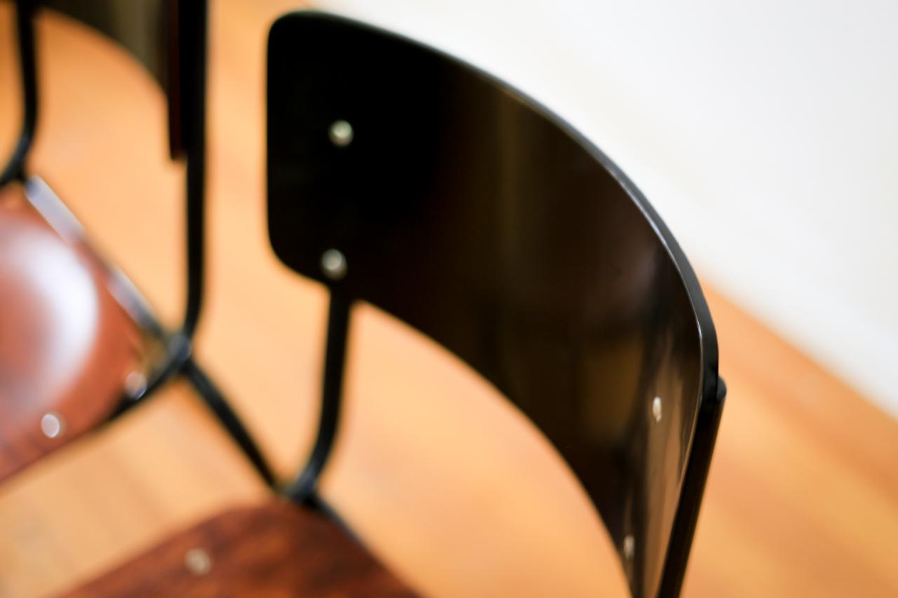 Bauhaus Tubular Steel Stacking Chairs, Refurbished For Sale 10