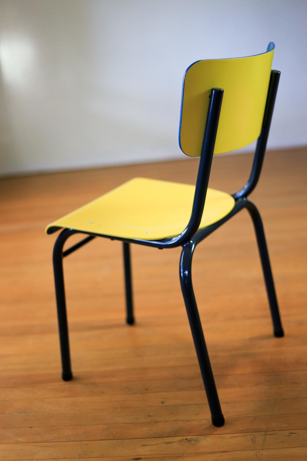 Bauhaus Tubular Steel Stacking Chairs, Refurbished For Sale 12