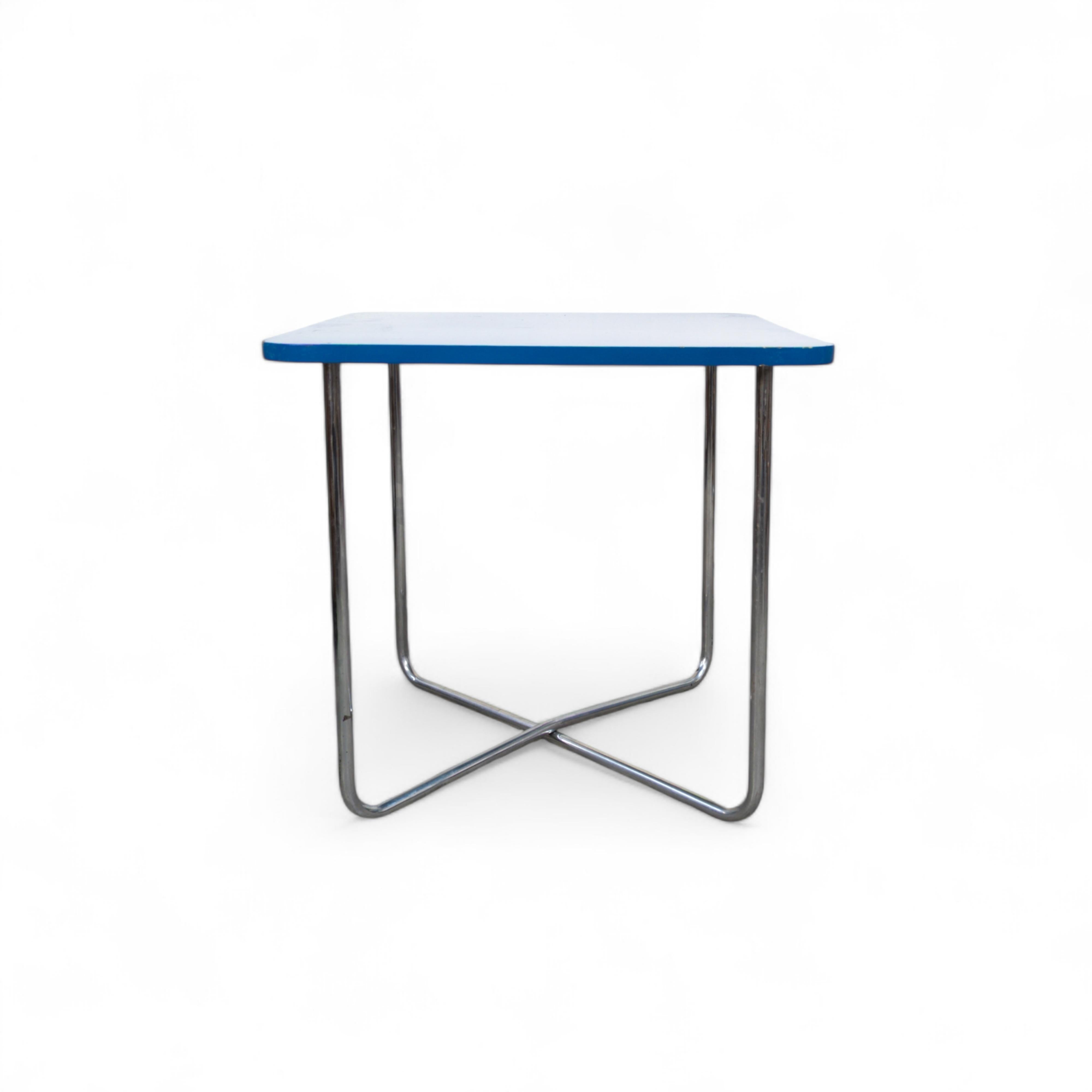 Bauhaus-Tisch aus Stahlrohr von Petr Vichr, 1930er Jahre im Zustand „Gut“ in PRAHA 5, CZ