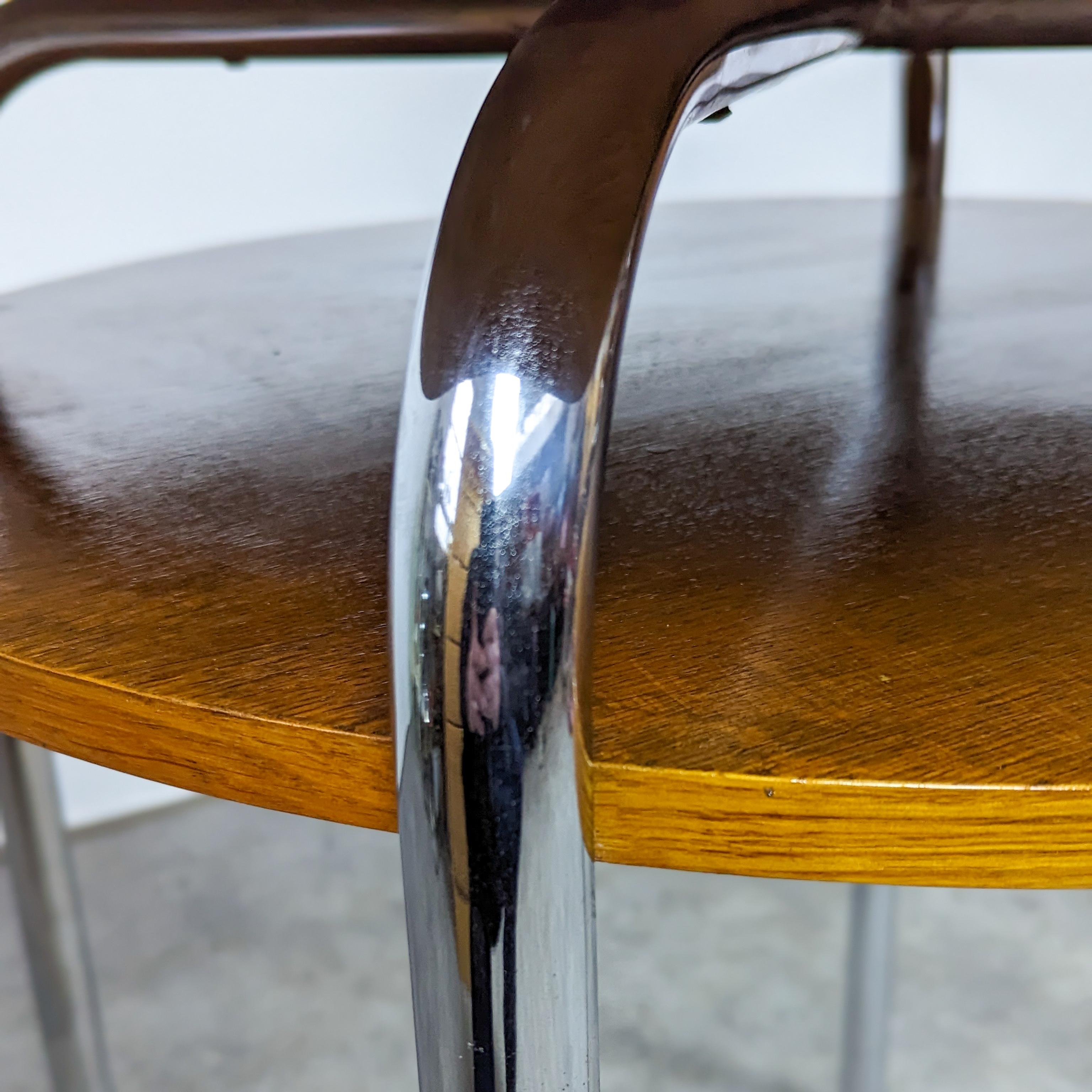 Bauhaus-Tisch aus Stahlrohr von Petr Vichr für Vichr a Spol im Angebot 9