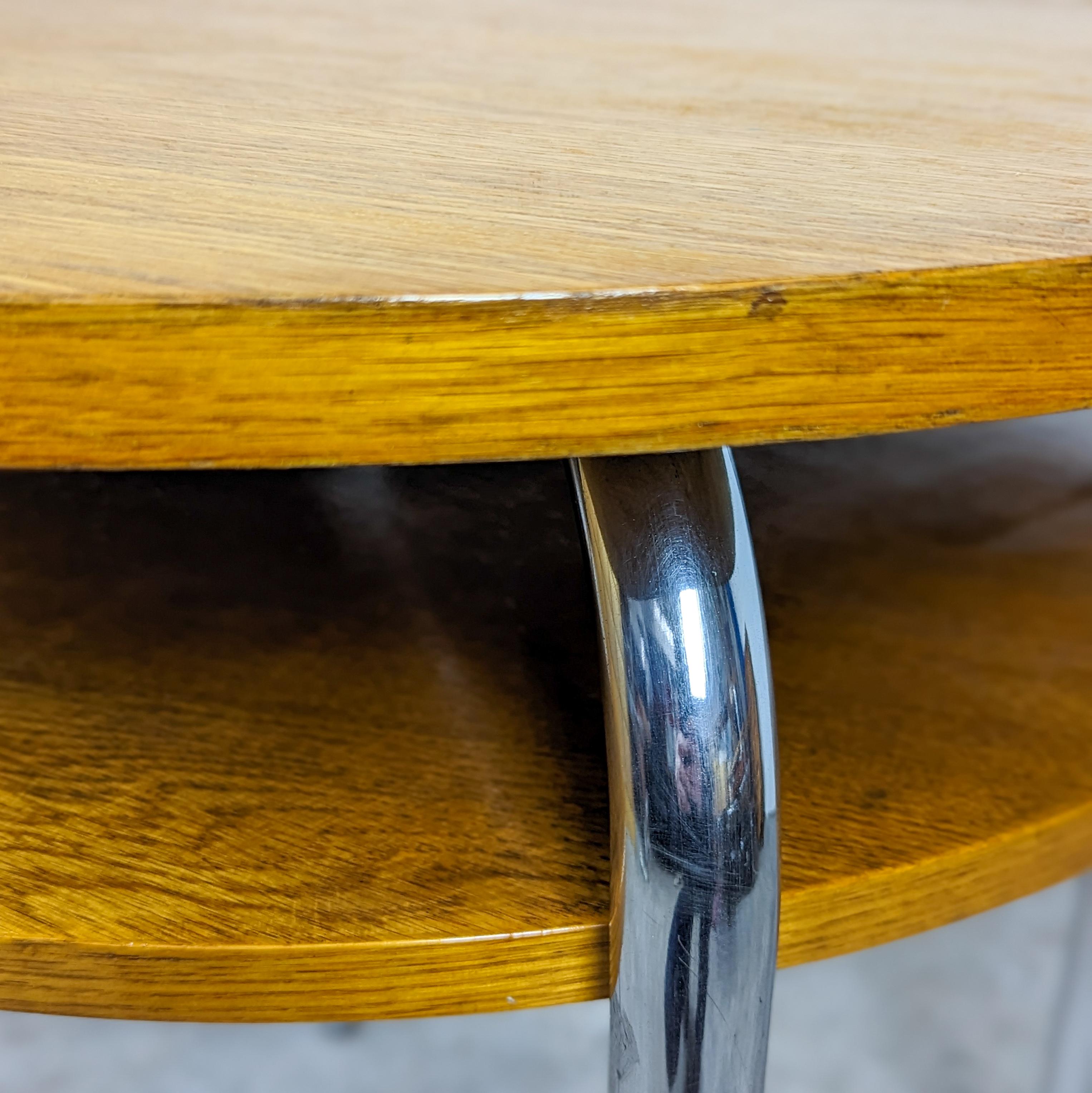 Bauhaus-Tisch aus Stahlrohr von Petr Vichr für Vichr a Spol im Angebot 10