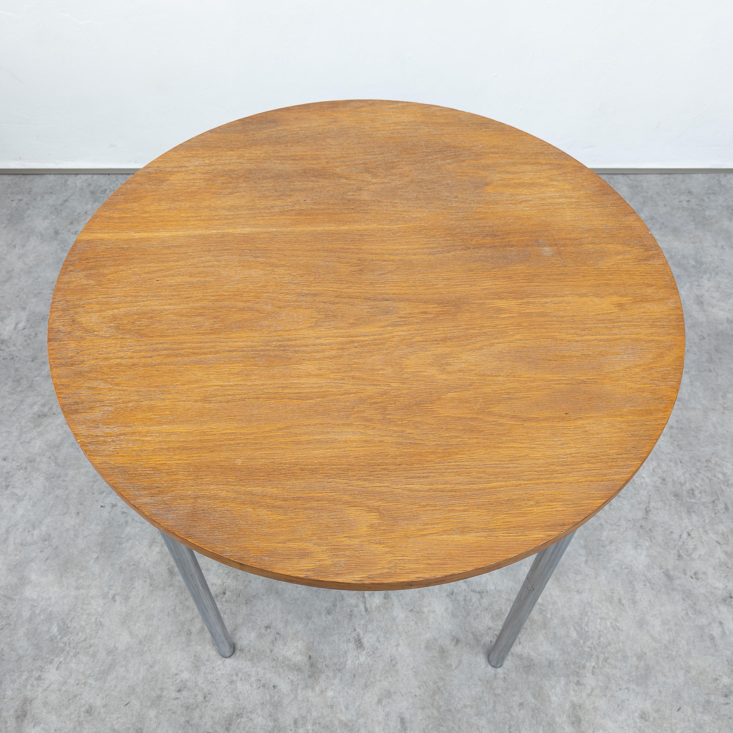 Bauhaus Tubular Steel Table by Petr Vichr for Vichr a Spol For Sale 4