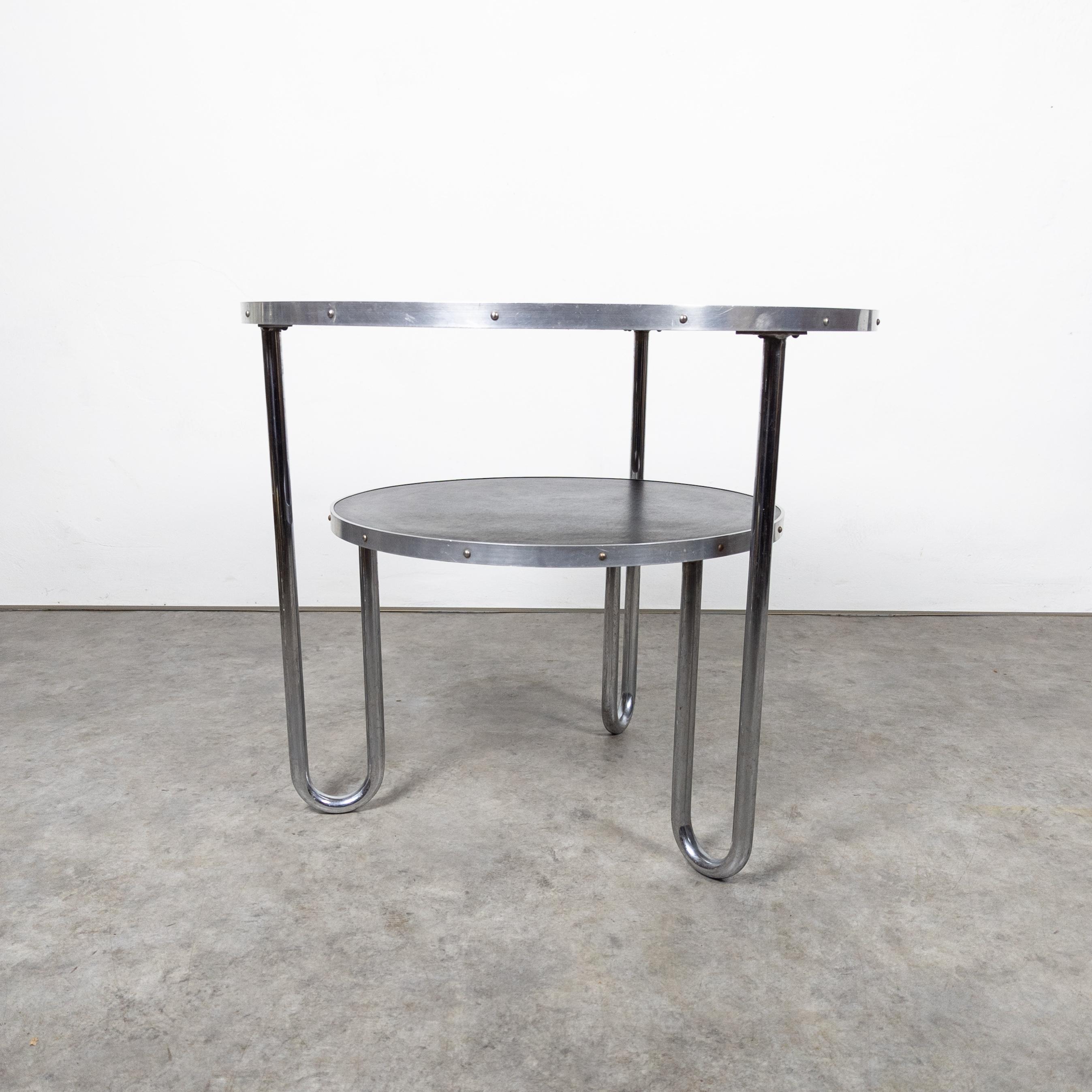 Bauhaus tubular steel table Mauser Werke For Sale 7
