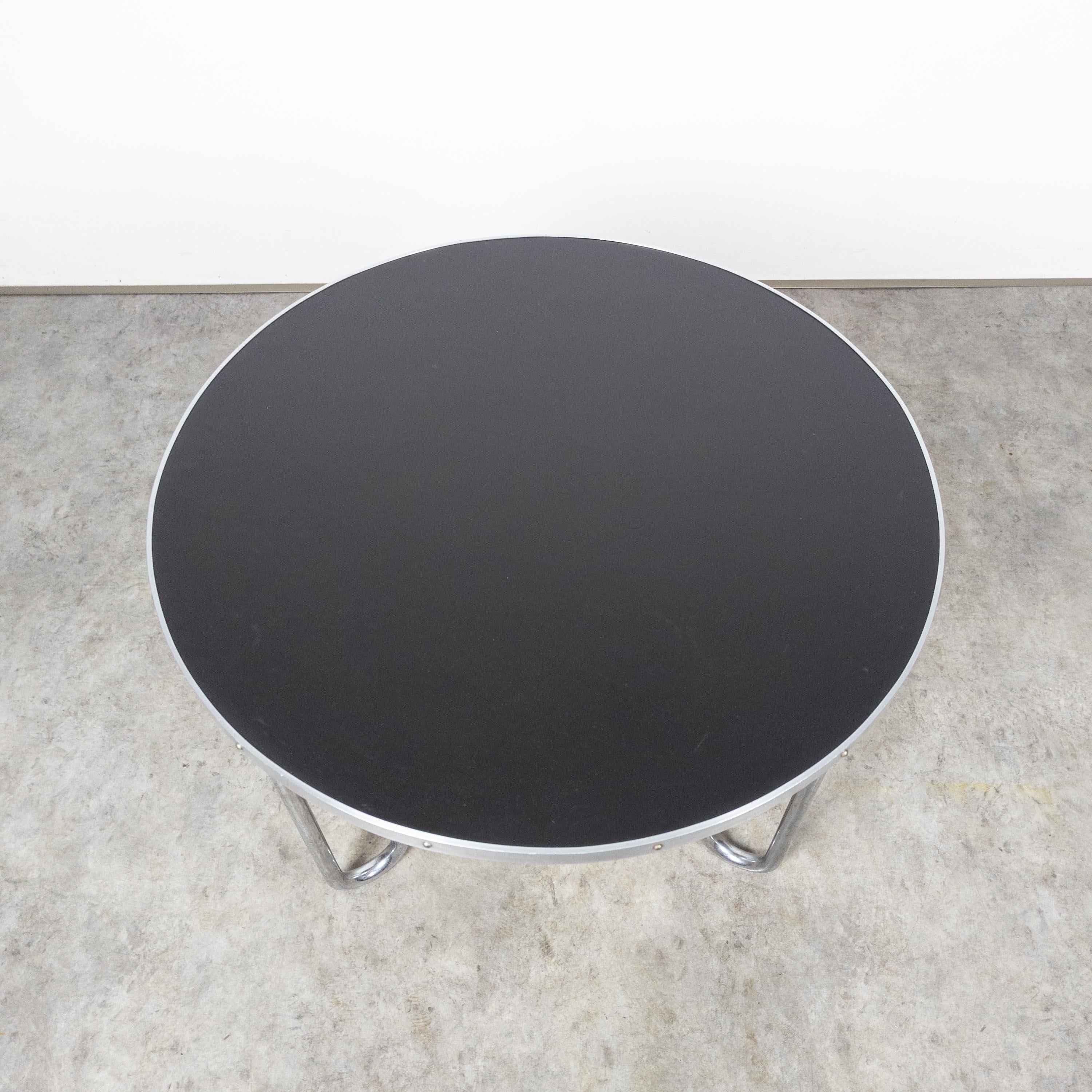 Bauhaus tubular steel table Mauser Werke In Good Condition For Sale In PRAHA 5, CZ