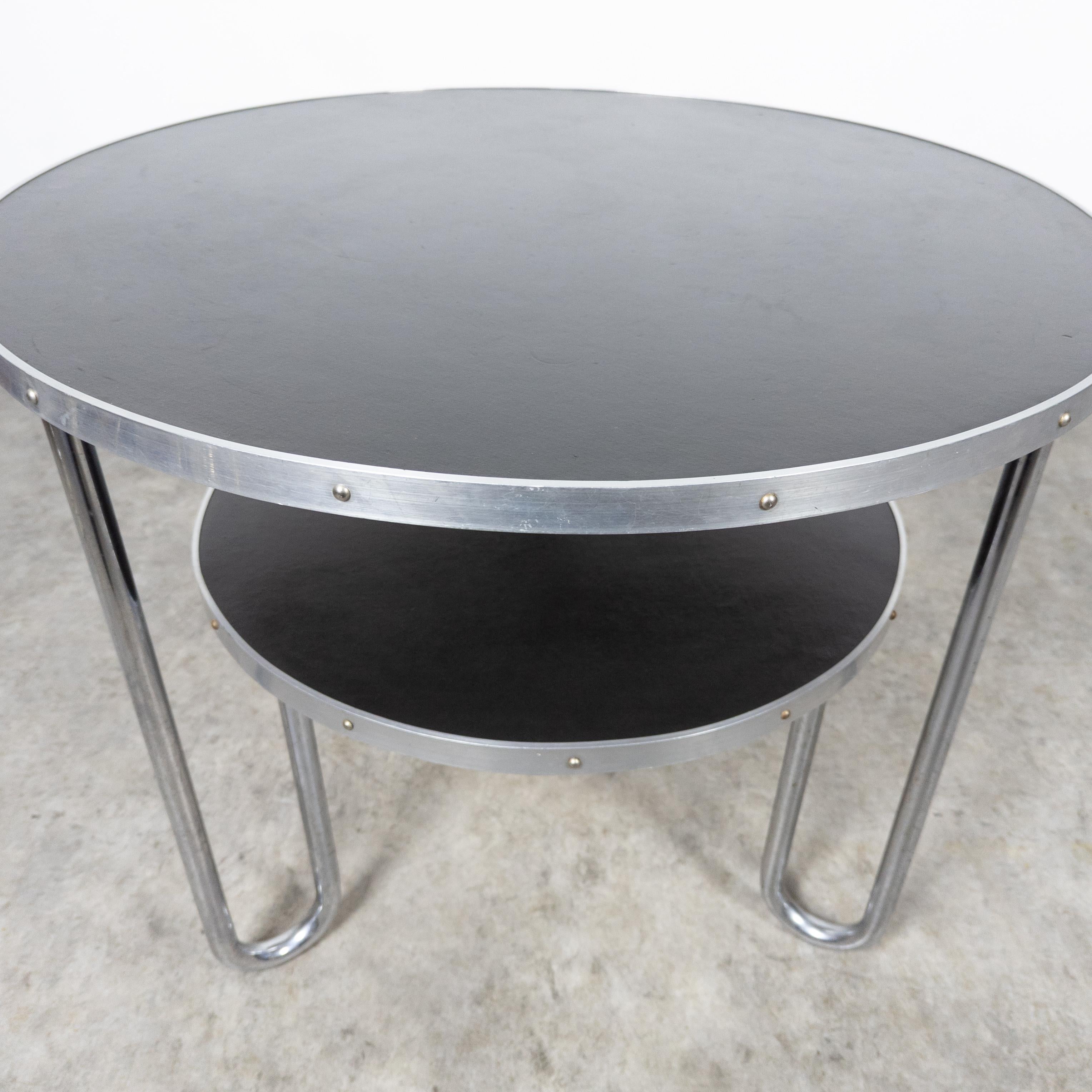Mid-20th Century Bauhaus tubular steel table Mauser Werke For Sale