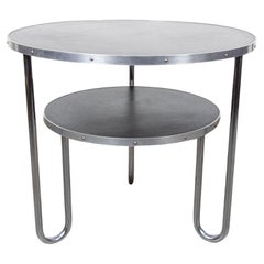 Bauhaus-Tisch aus Stahlrohr Mauser Werke