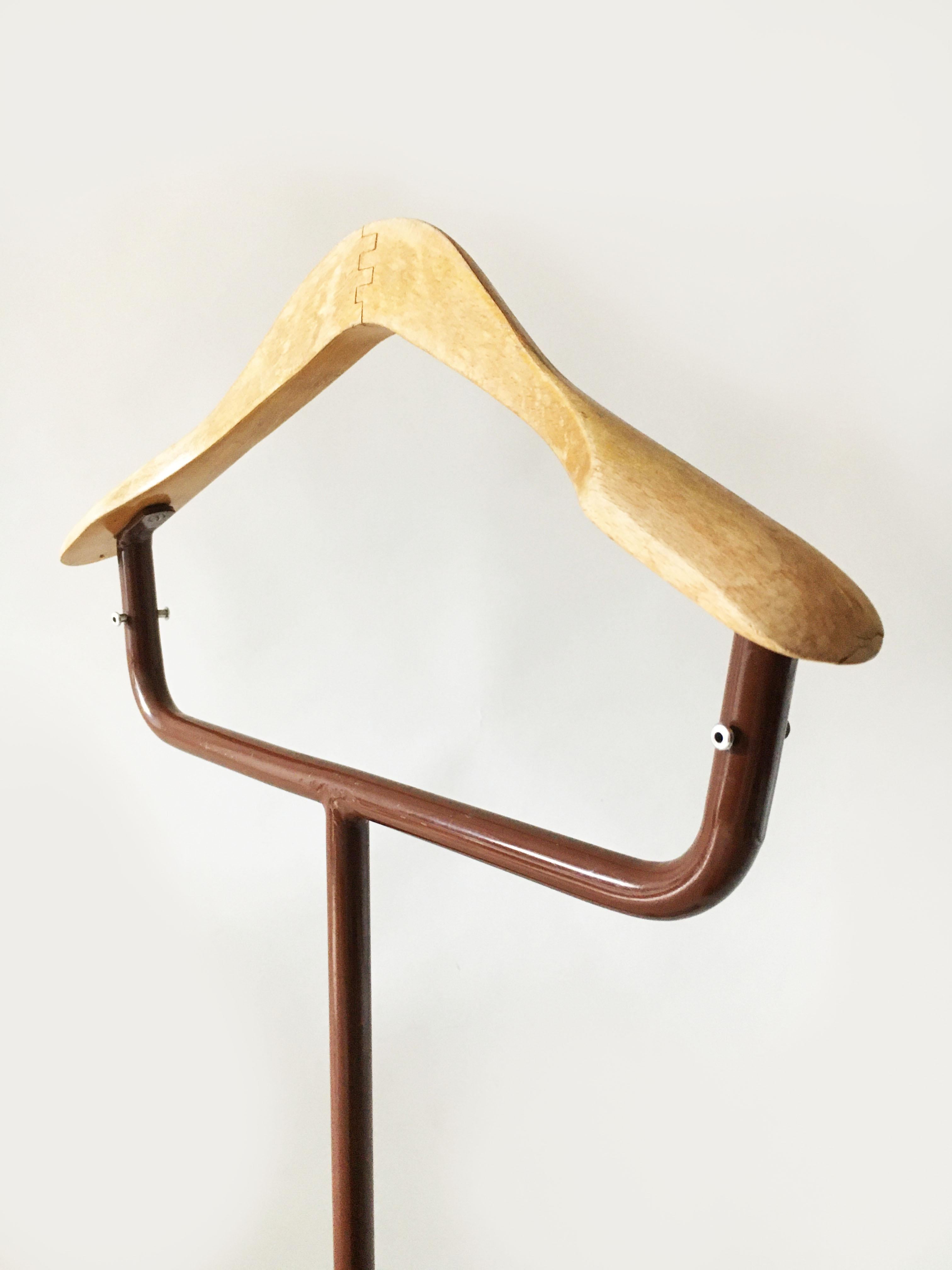 Mid-20th Century Bauhaus Tubular Steel Vintage Valet Stand 'Model No. II', Germany, 1930s For Sale