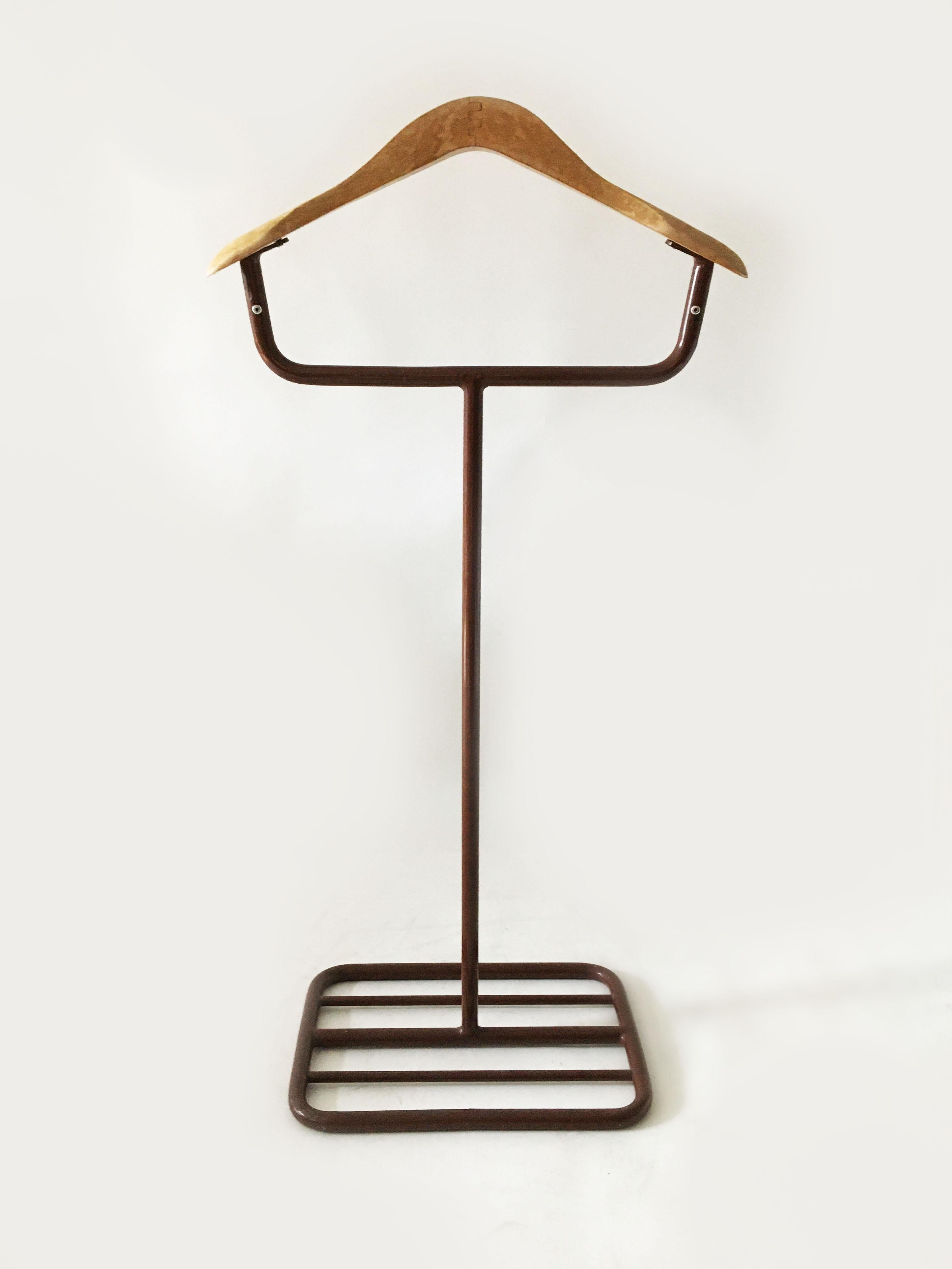 Bauhaus Tubular Steel Vintage Valet Stand 'Model No. II', Germany, 1930s For Sale 2