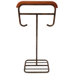 Bauhaus Tubular Steel Vintage Valet Stand 'Model No. III', Germany, 1930s