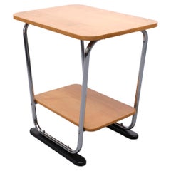 Mesa auxiliar de dos niveles Bauhaus Años 30 Alemania