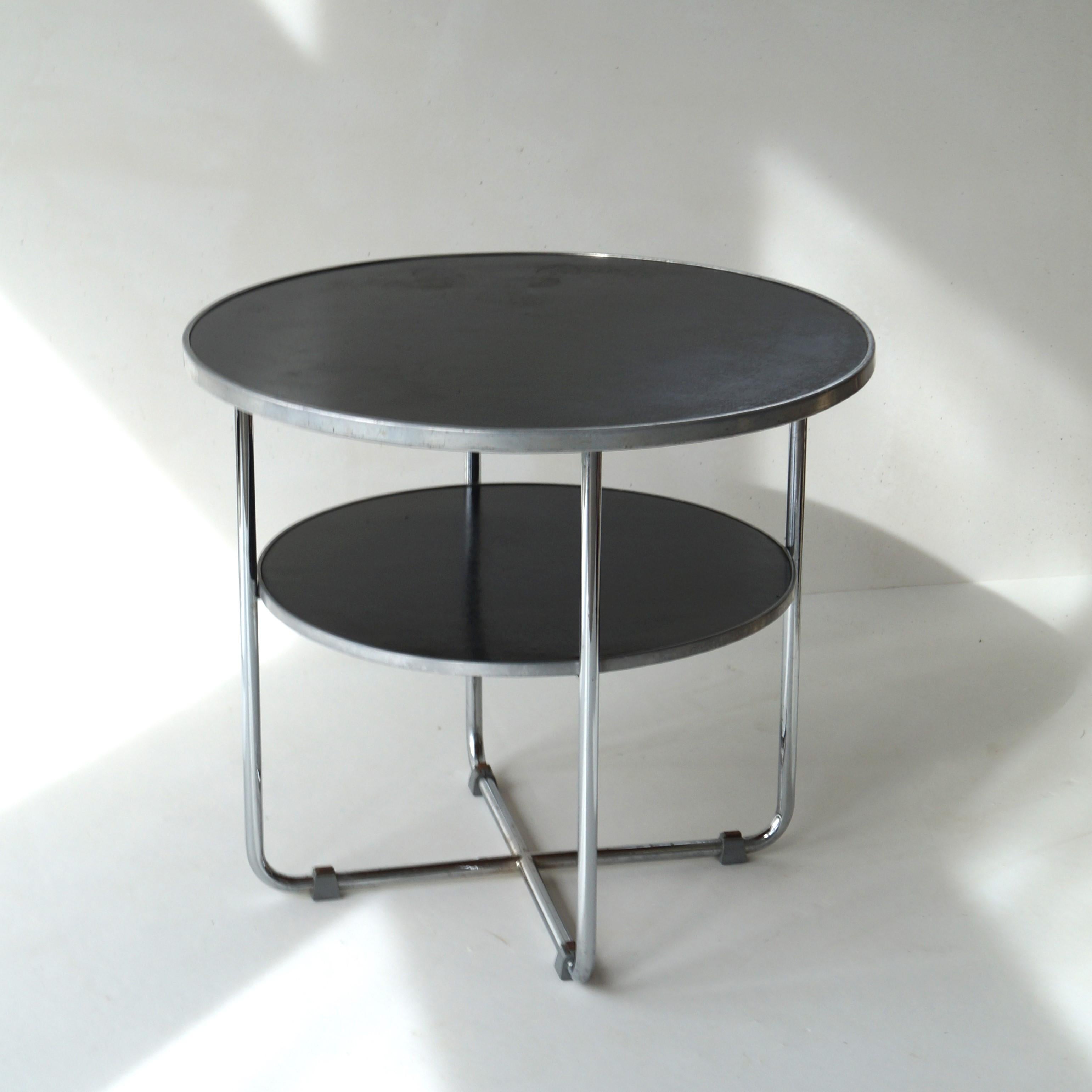 Bauhaus two tiered coffee table model 503, W.H.Gispen, 1930s For Sale 5