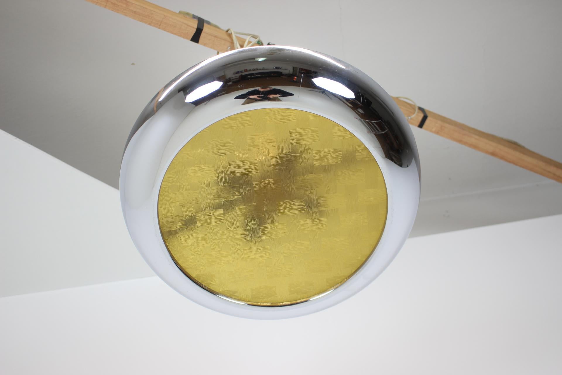 Mid-20th Century Bauhaus UFO Pendant by Josef Hurka for Napako, 1940's For Sale