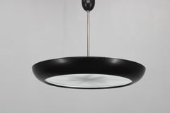 Bauhaus "UFO" Pendant Light by Josef Hurka for Napako, Czechoslovakia, 1940s
