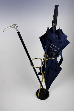 Bauhaus Umbrella stand Mid century Modern Hagenauer Auböck style Germany 1950's