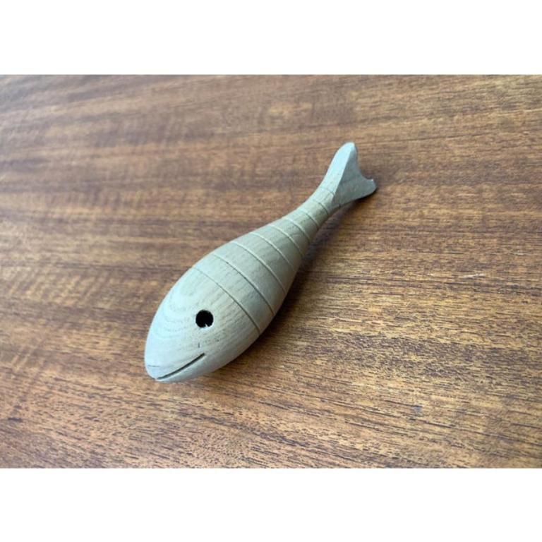 Bois Hochet à poisson Bauhaus Urfisch de Hugo Kükelhaus pour Hohenfried Werkstätten, années 1940 en vente