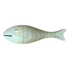 Bauhaus Urfisch Fish Rattle by Hugo Kükelhaus for Hohenfried Werkstätten, 1940s