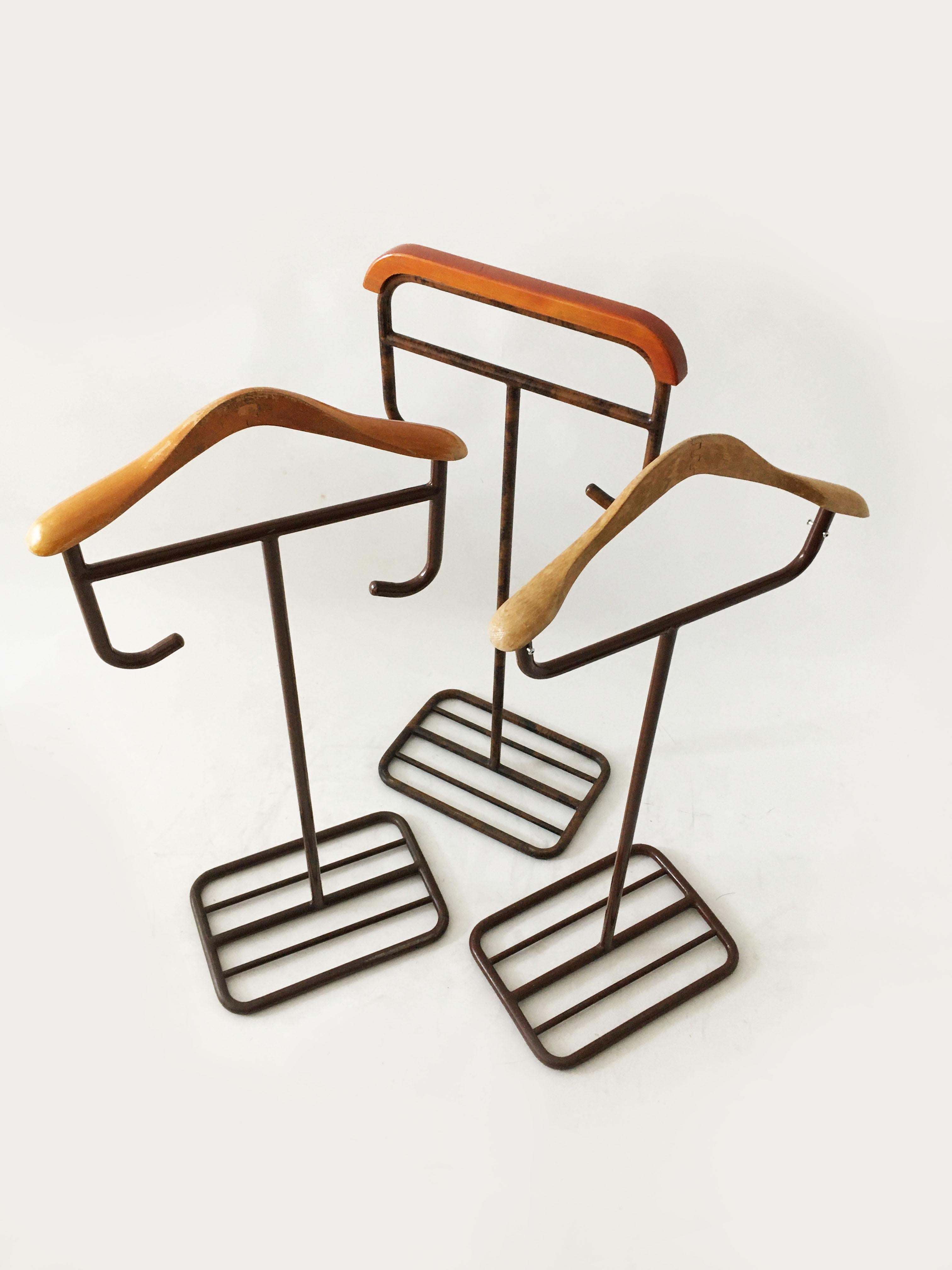Bauhaus Valet Stand Group of Three Model No. I, II, III, Germany 1930s For Sale 5