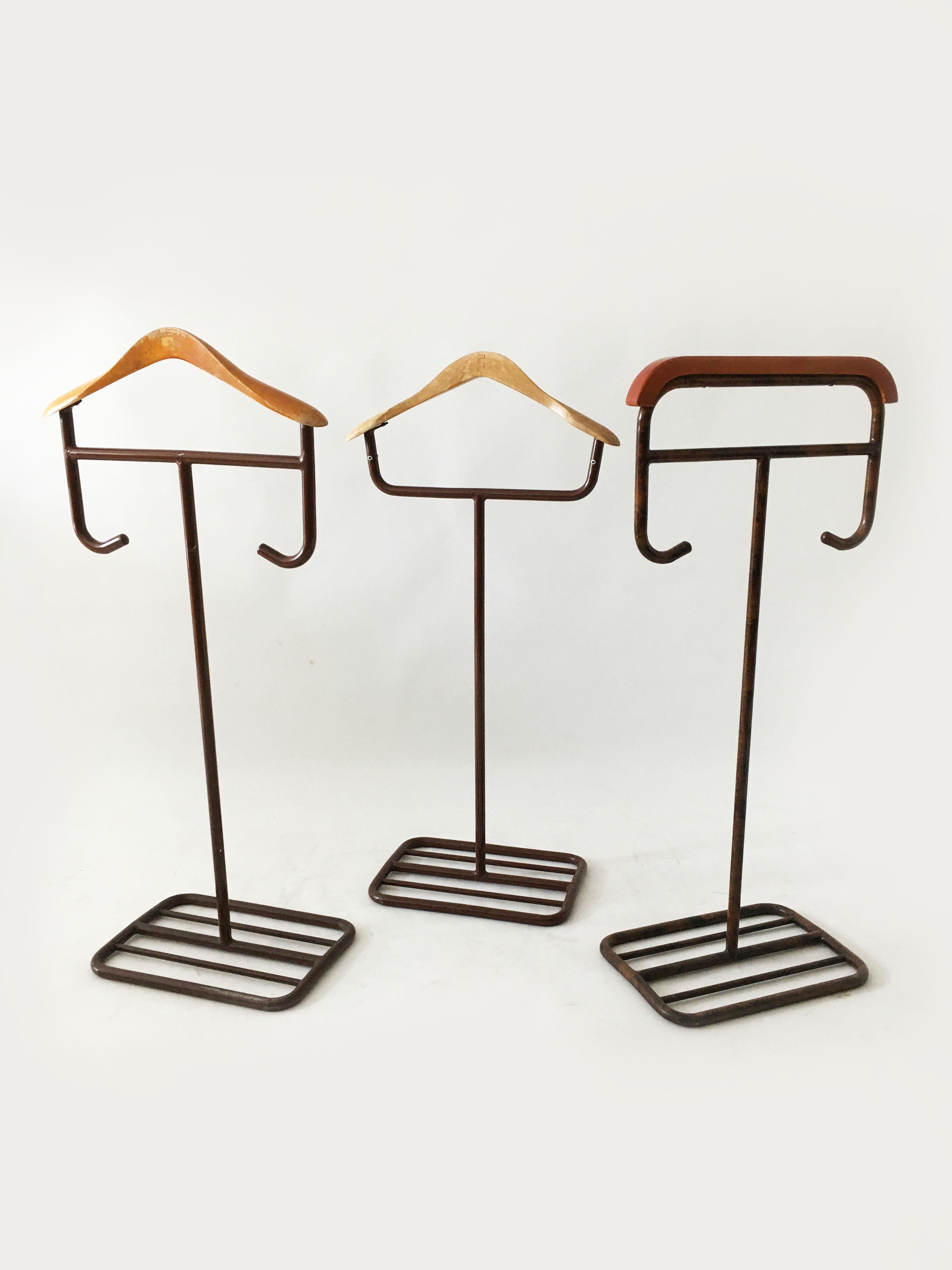 Bauhaus Valet Stand Group of Three Model No. I, II, III, Germany 1930s For Sale 6