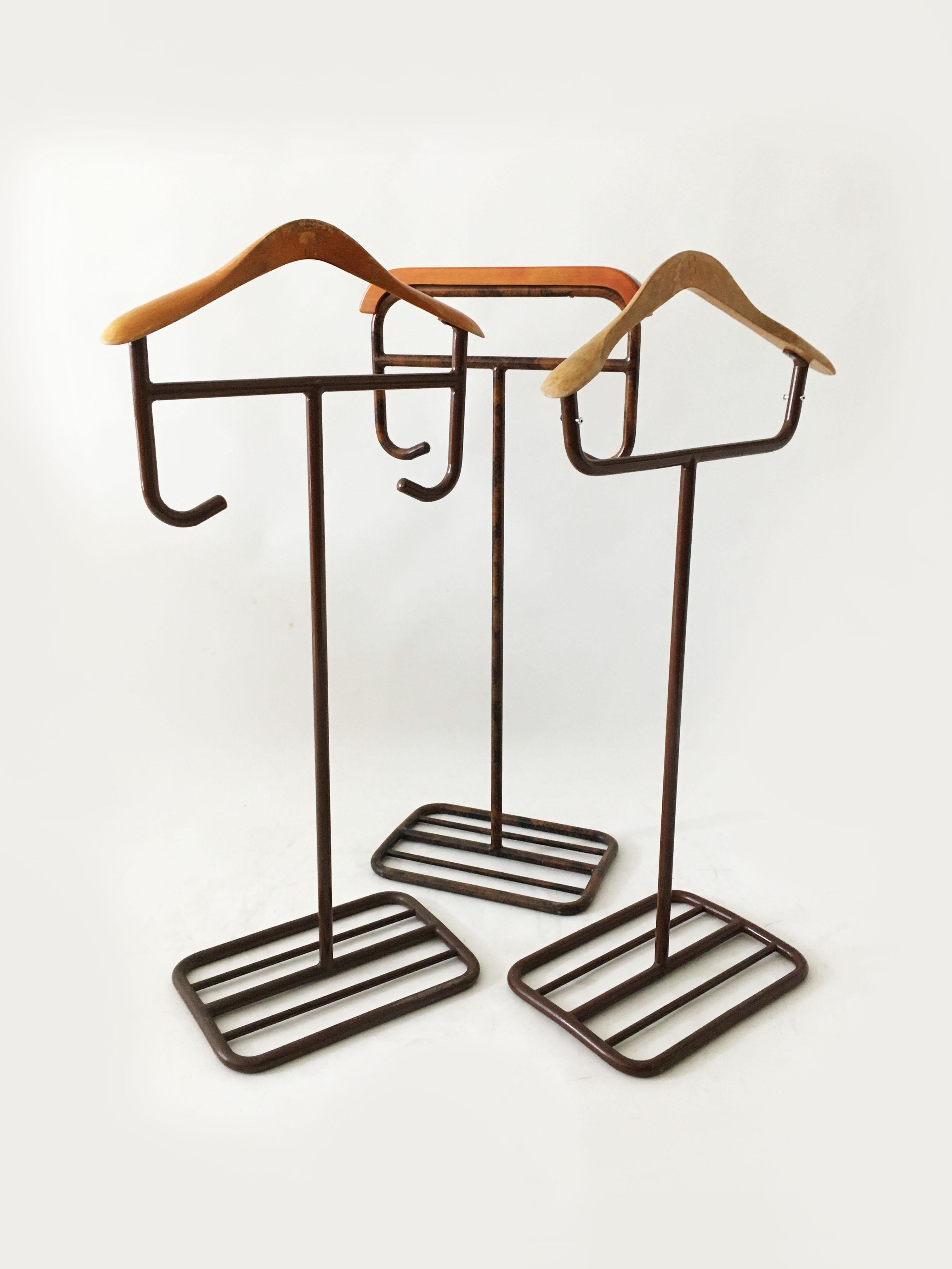 Bauhaus Valet Stand Group of Three Model No. I, II, III, Germany 1930s For Sale 1