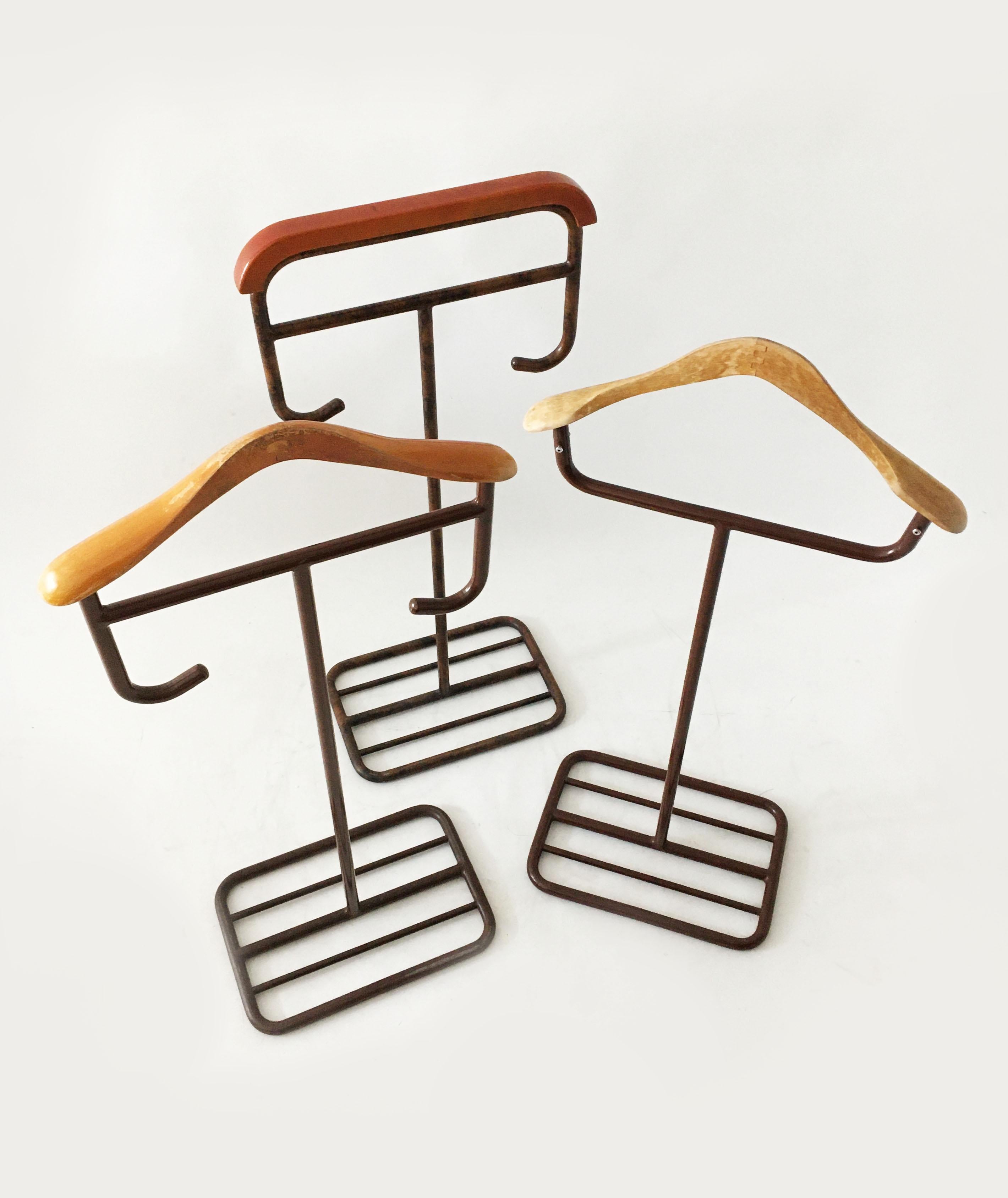 Bauhaus Valet Stand Group of Three Model No. I, II, III, Germany 1930s For Sale 2