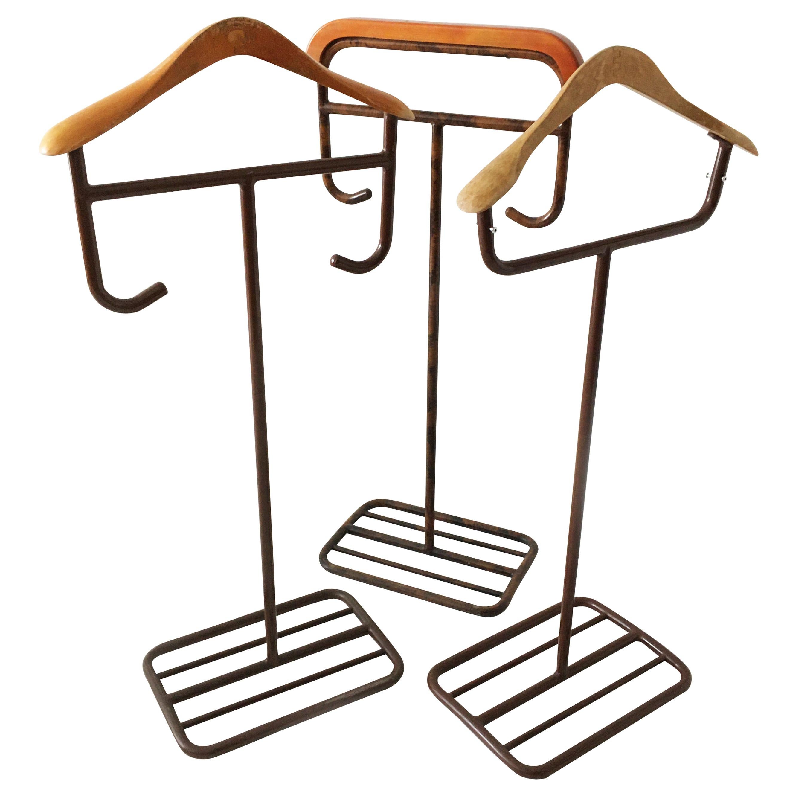 Bauhaus Valet Stand Group of Three Model No. I, II, III, Germany 1930s For Sale