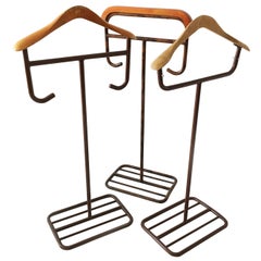 Bauhaus Valet Stand Group of Three Model No. I, II, III, Germany 1930s