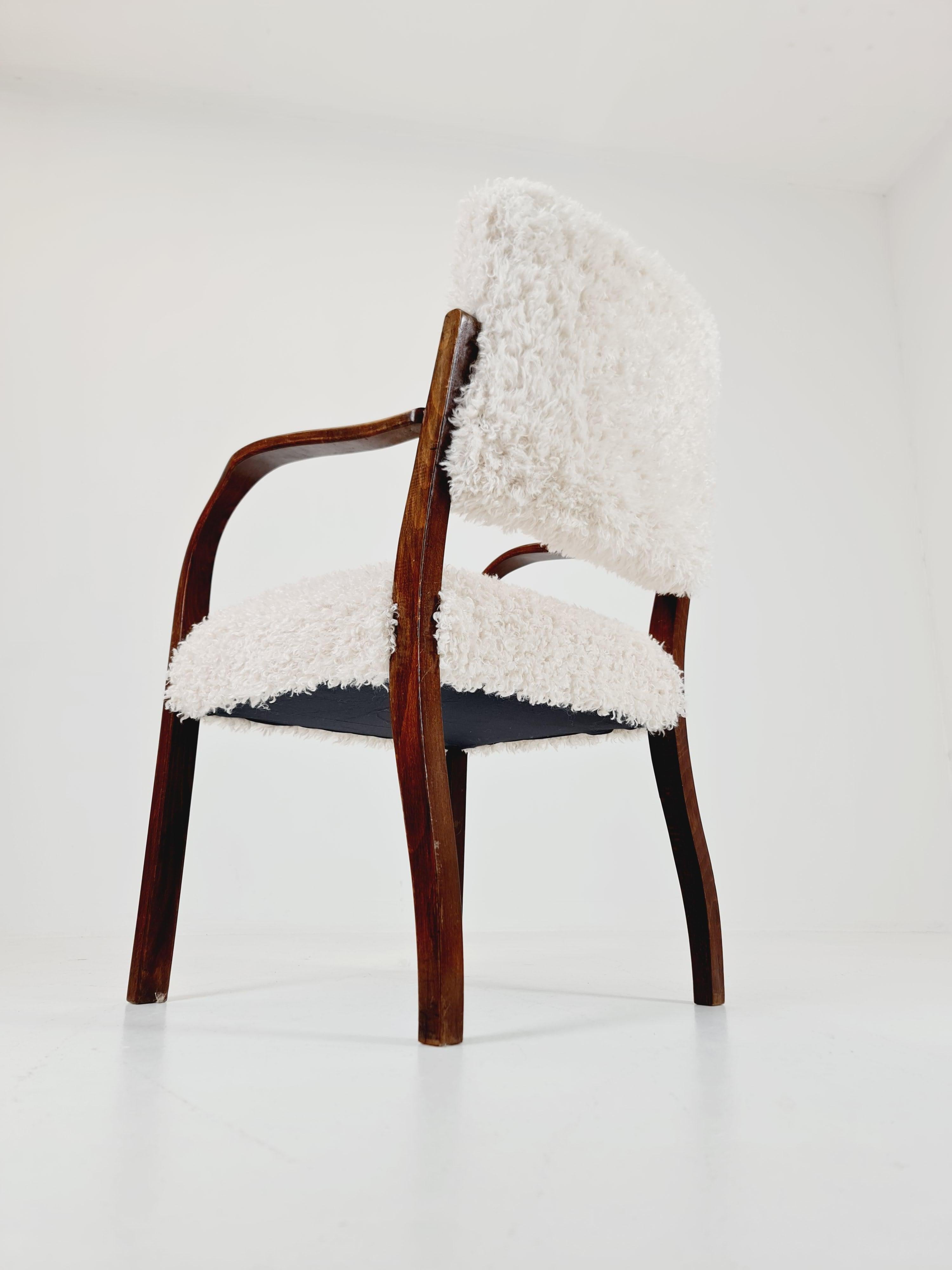 Bauhaus vintage  armchair by Ehrich Dieckmann, 1930s For Sale 3