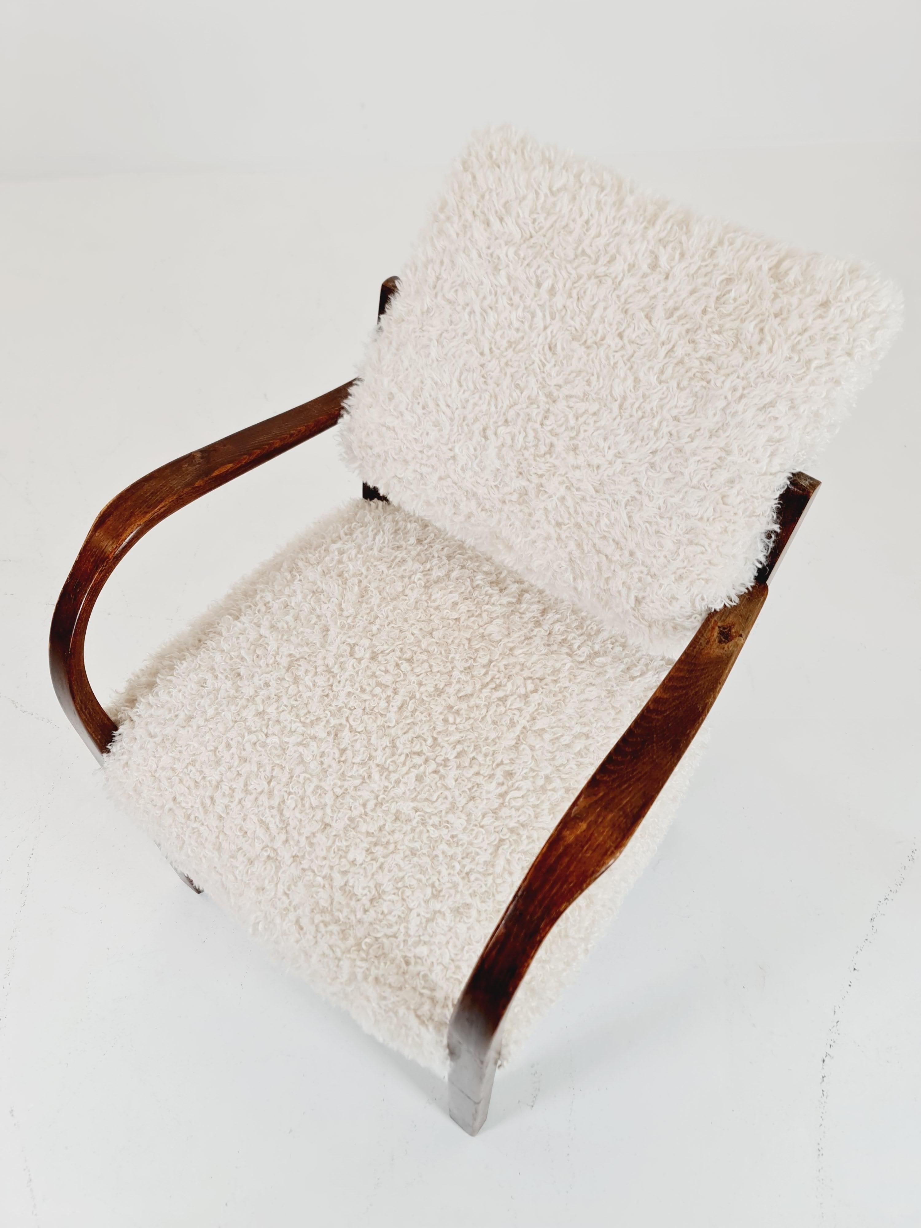 Mid-20th Century Bauhaus vintage  armchair by Ehrich Dieckmann, 1930s For Sale