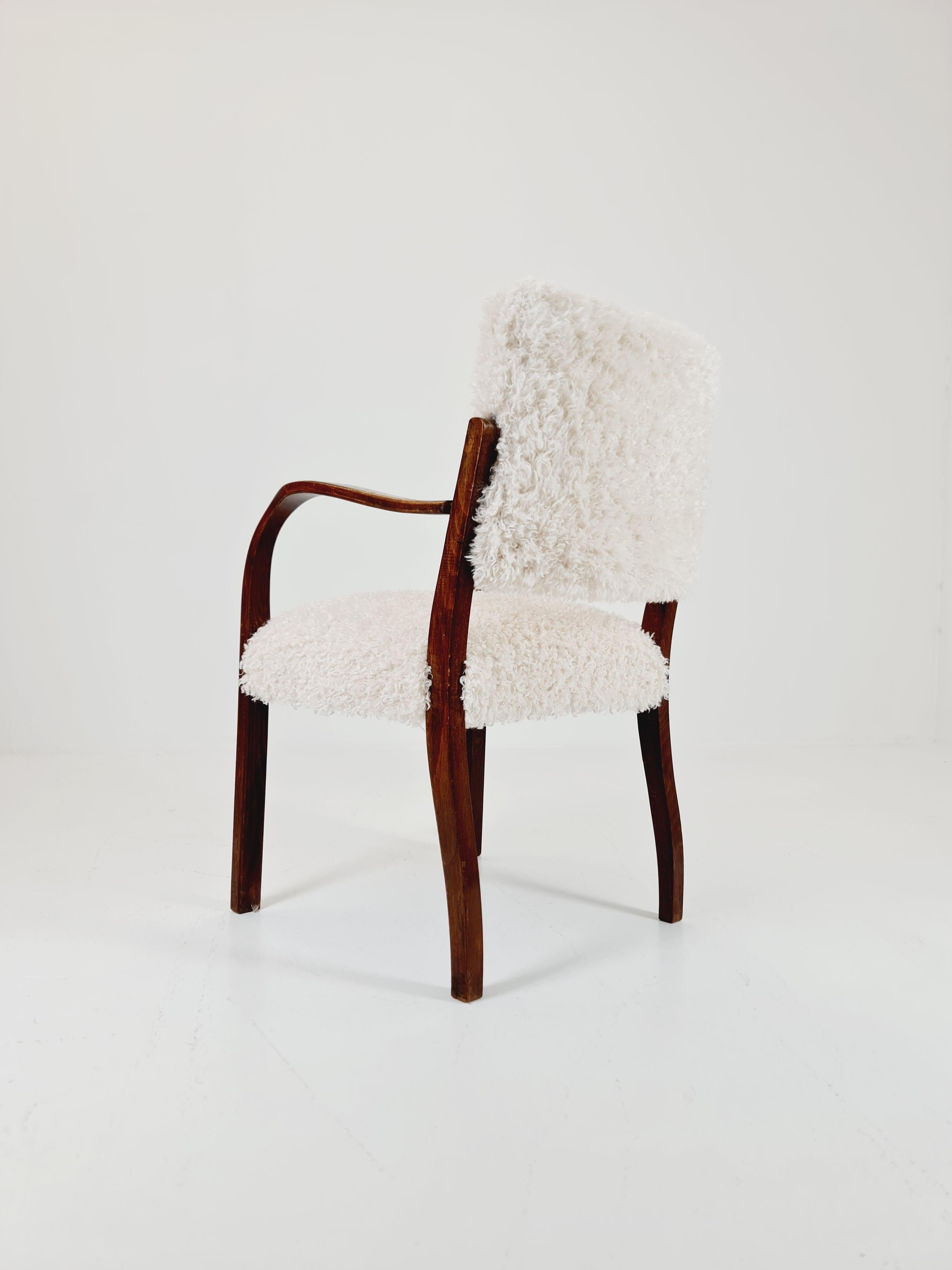 Bauhaus vintage  armchair by Ehrich Dieckmann, 1930s For Sale 2