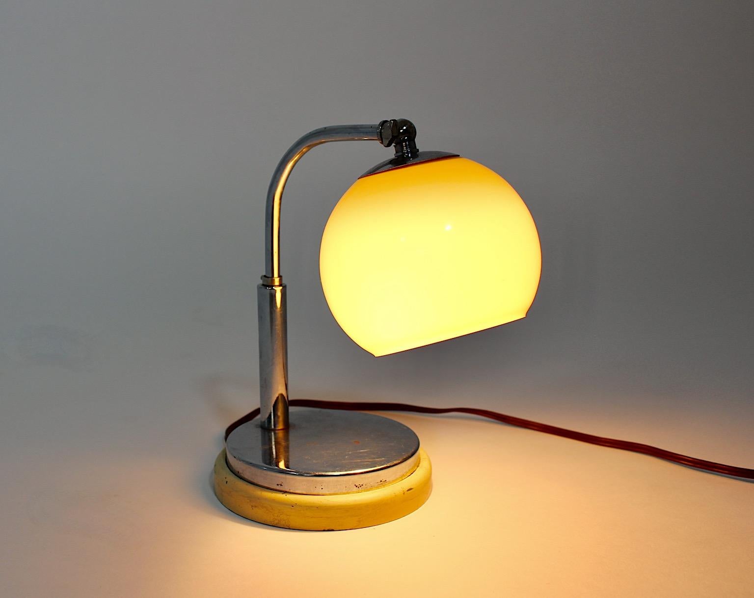 Bauhaus Vintage Table Lamp Bedside Lamp Marianne Brandt for Ruppelwerke 1920s  For Sale 1