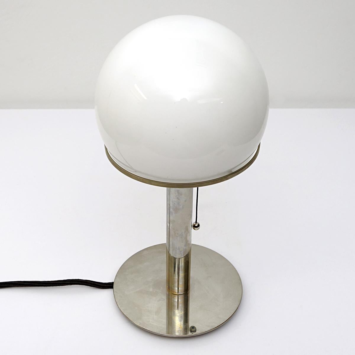 This lamp was designed in 1924 and still looks incredibly modern.
Wilhelm Wagenfeld is the mastermind behind this item that has come to be known as the 