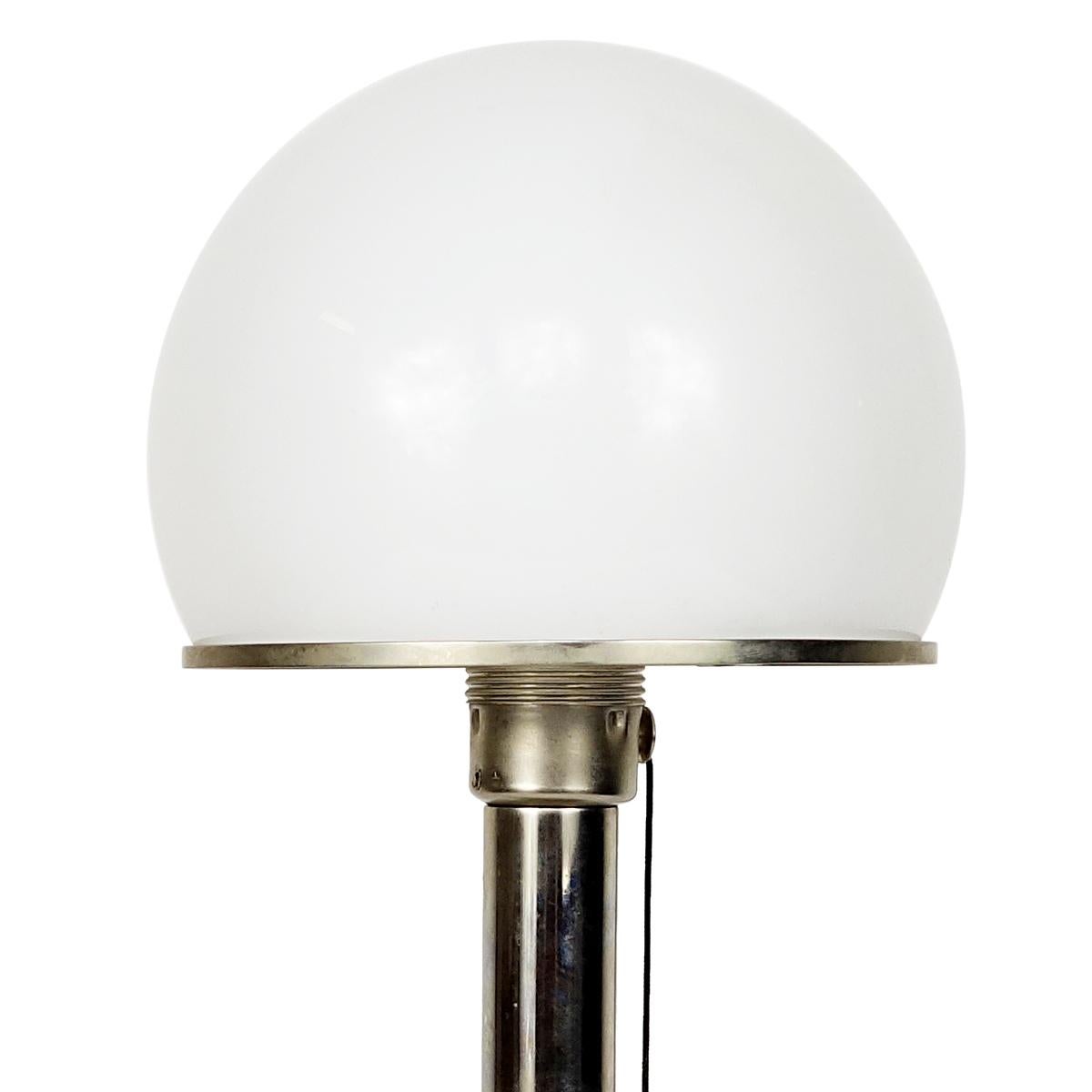 20th Century Bauhaus Wa 24 Table Lamp Designed by Wilhelm Wagenfeld for Tecnolumen