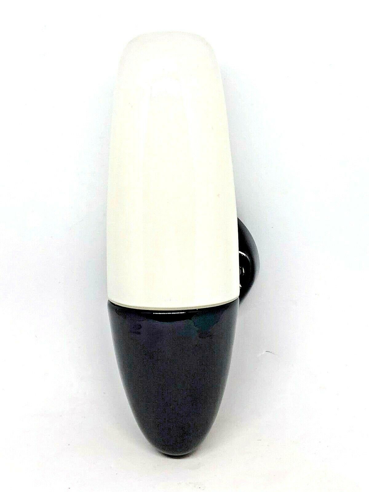 Bauhaus Wagenfeld Black and White Wall Sconce, Germany, 1950s For Sale 6