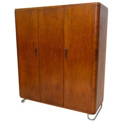 Armoire Bauhaus par Vichr & Spol, années 1930, Bohemia