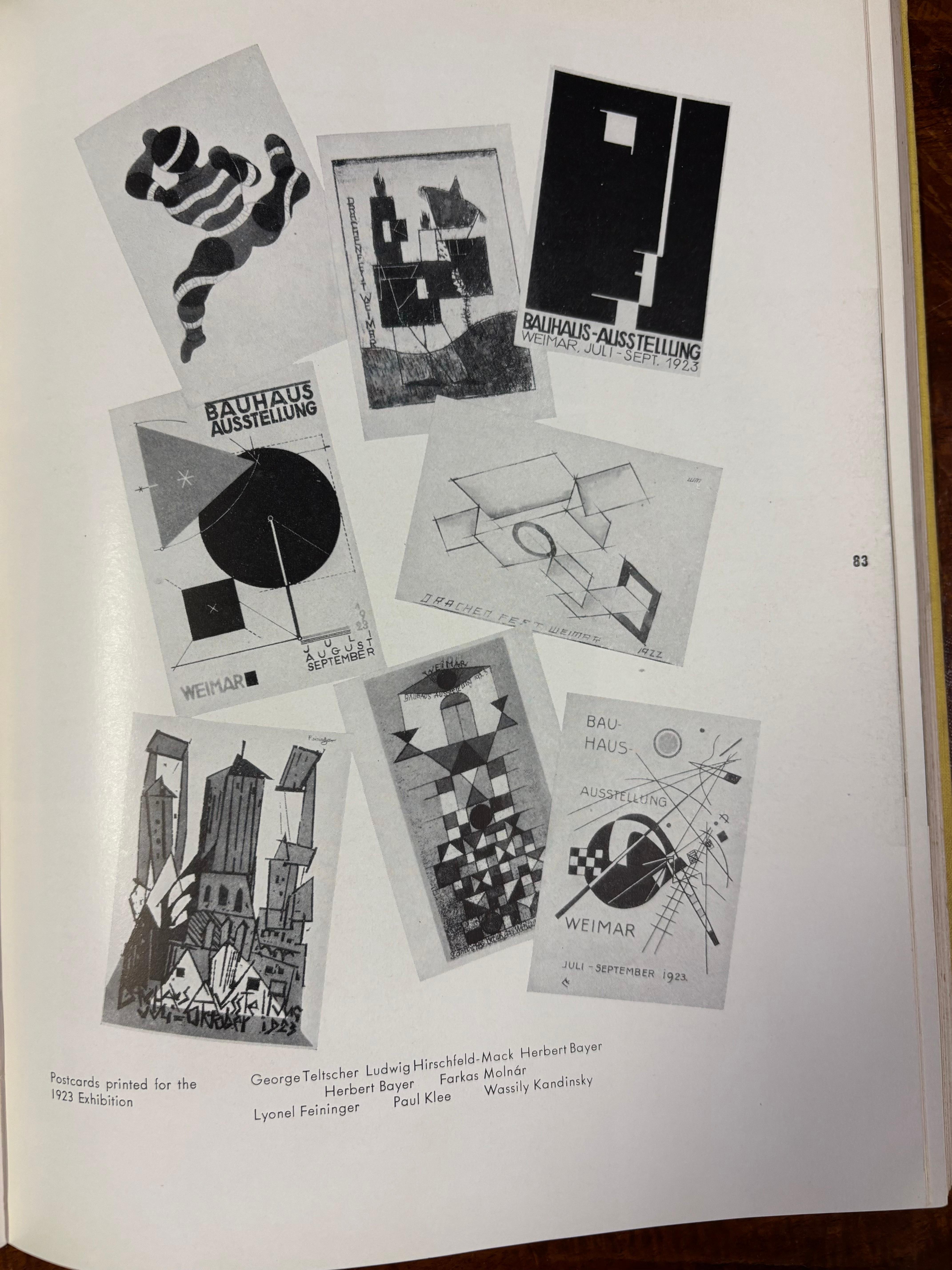 Bauhaus, Weimar 1919-25 Dessau 1925-28, Museo de Arte Moderno, 1938 Primera edición en venta 12