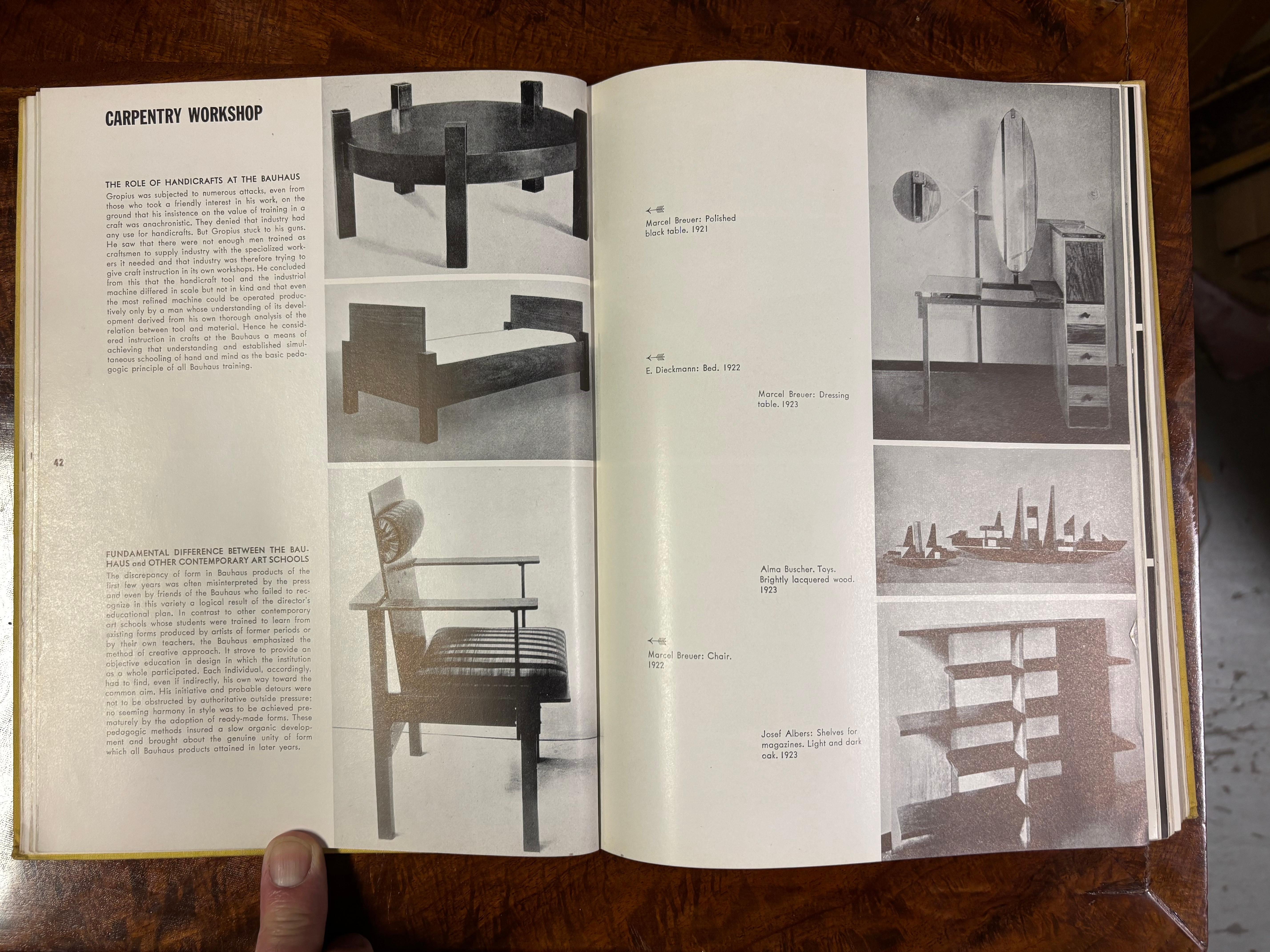 Bauhaus, Weimar 1919-25 Dessau 1925-28, Museo de Arte Moderno, 1938 Primera edición en venta 2