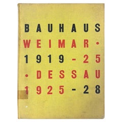 Bauhaus, Weimar 1919-25 Dessau 1925-28, Museo de Arte Moderno, 1938 Primera edición