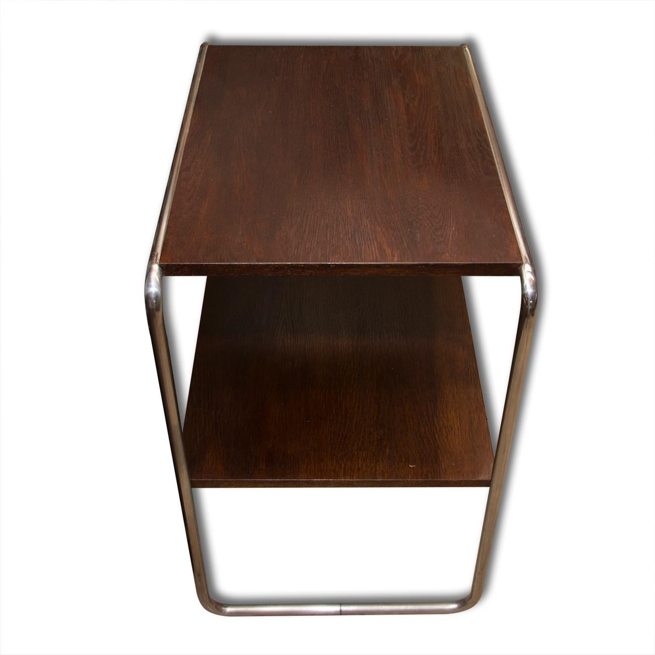Bauhause Side Table designed by Marcel Breuer, 1930s In Good Condition In Prague 8, CZ