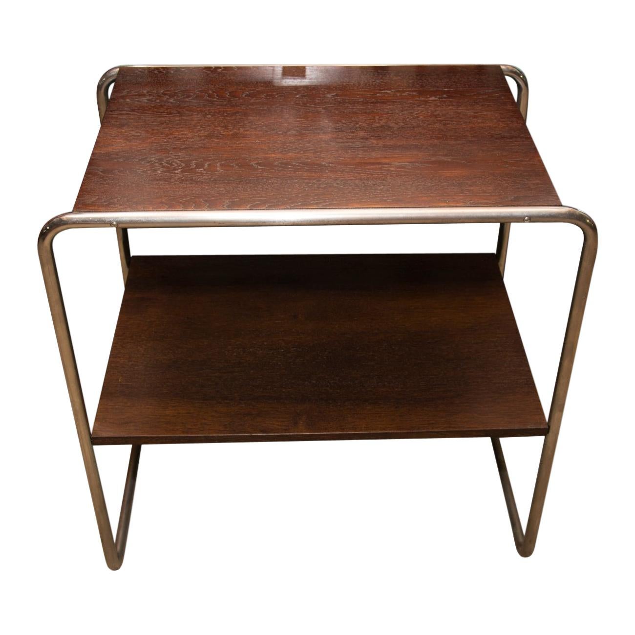 Bauhause Side Table designed by Marcel Breuer, 1930s