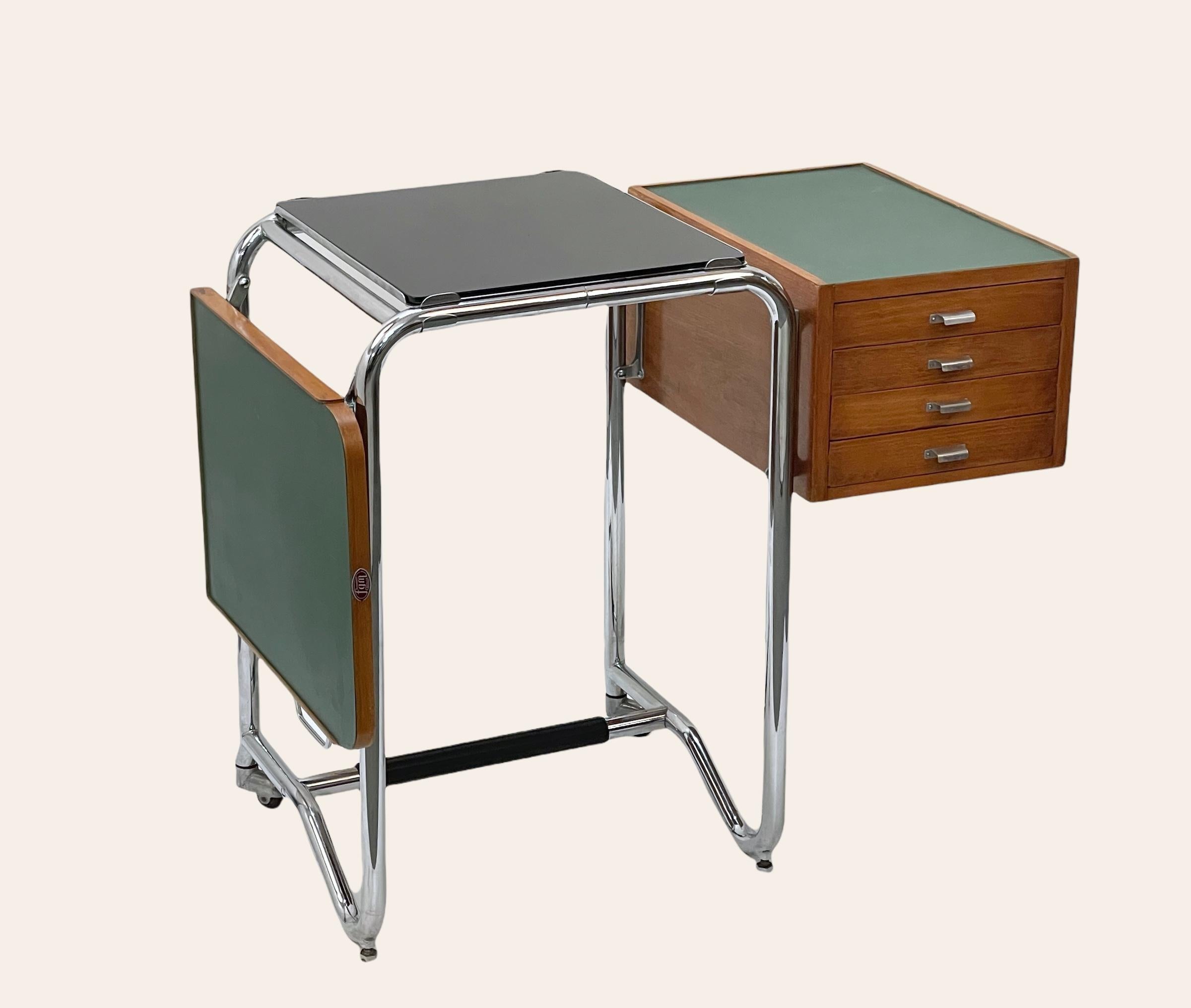 retractable desk