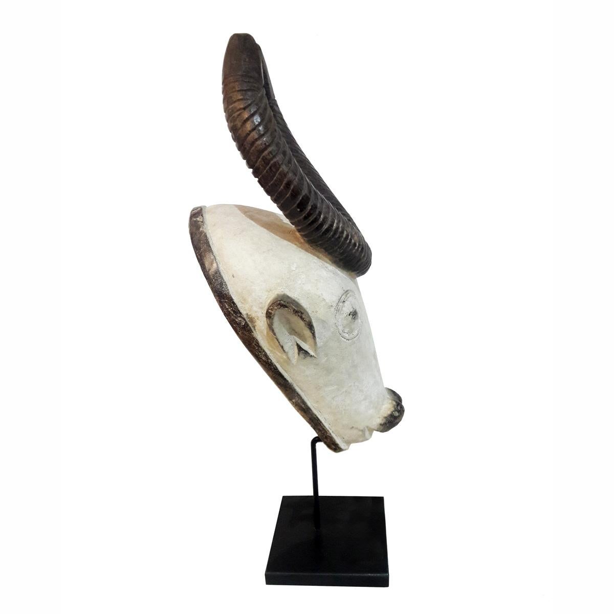Ivorian Baule Antelope Wood Mask, Mid-20th Century